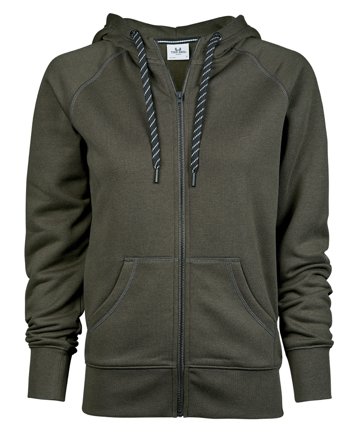 Ladies Fashion Full Zip Hood
