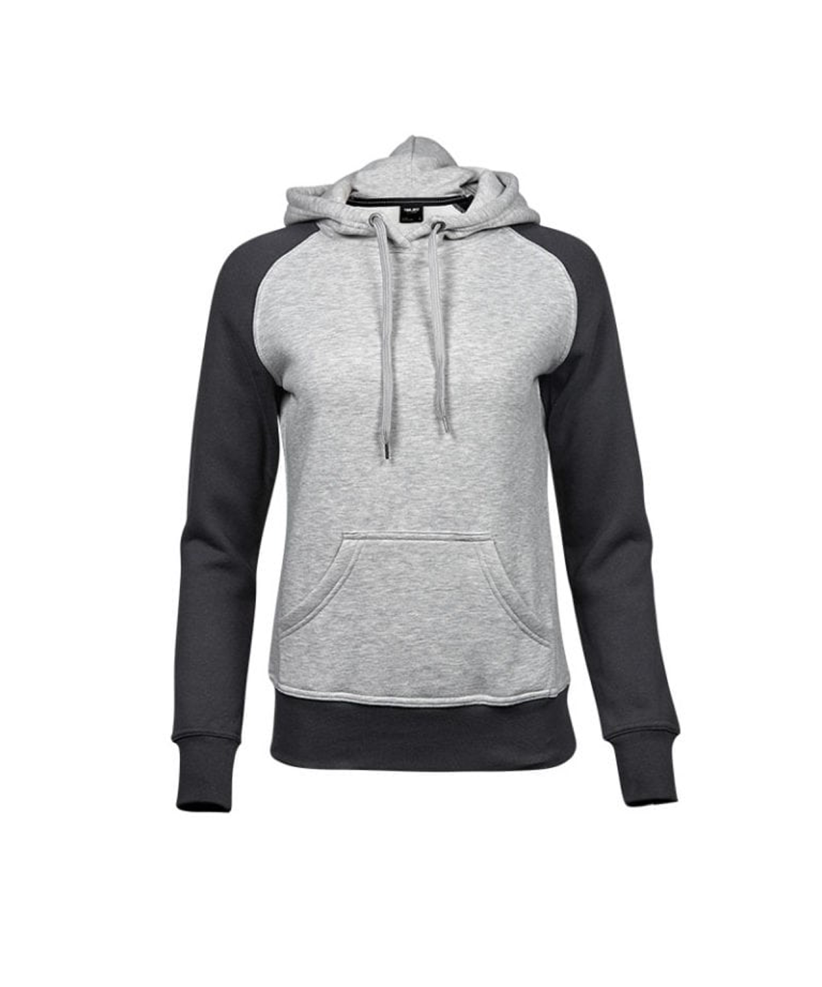 Ladies Two-Tone Hooded Sweatshirt
