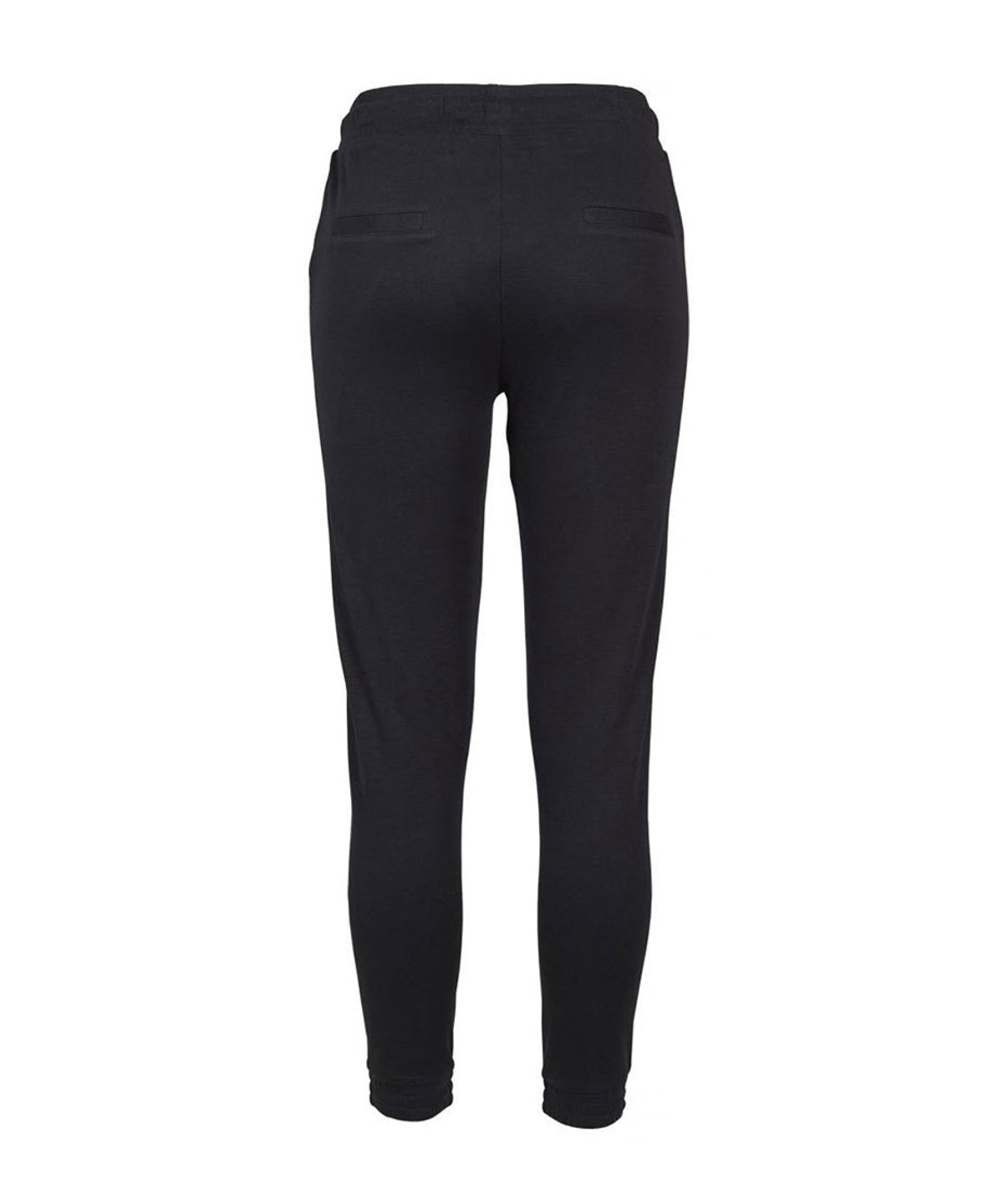 Dames Interlock Joggingbroek black white
