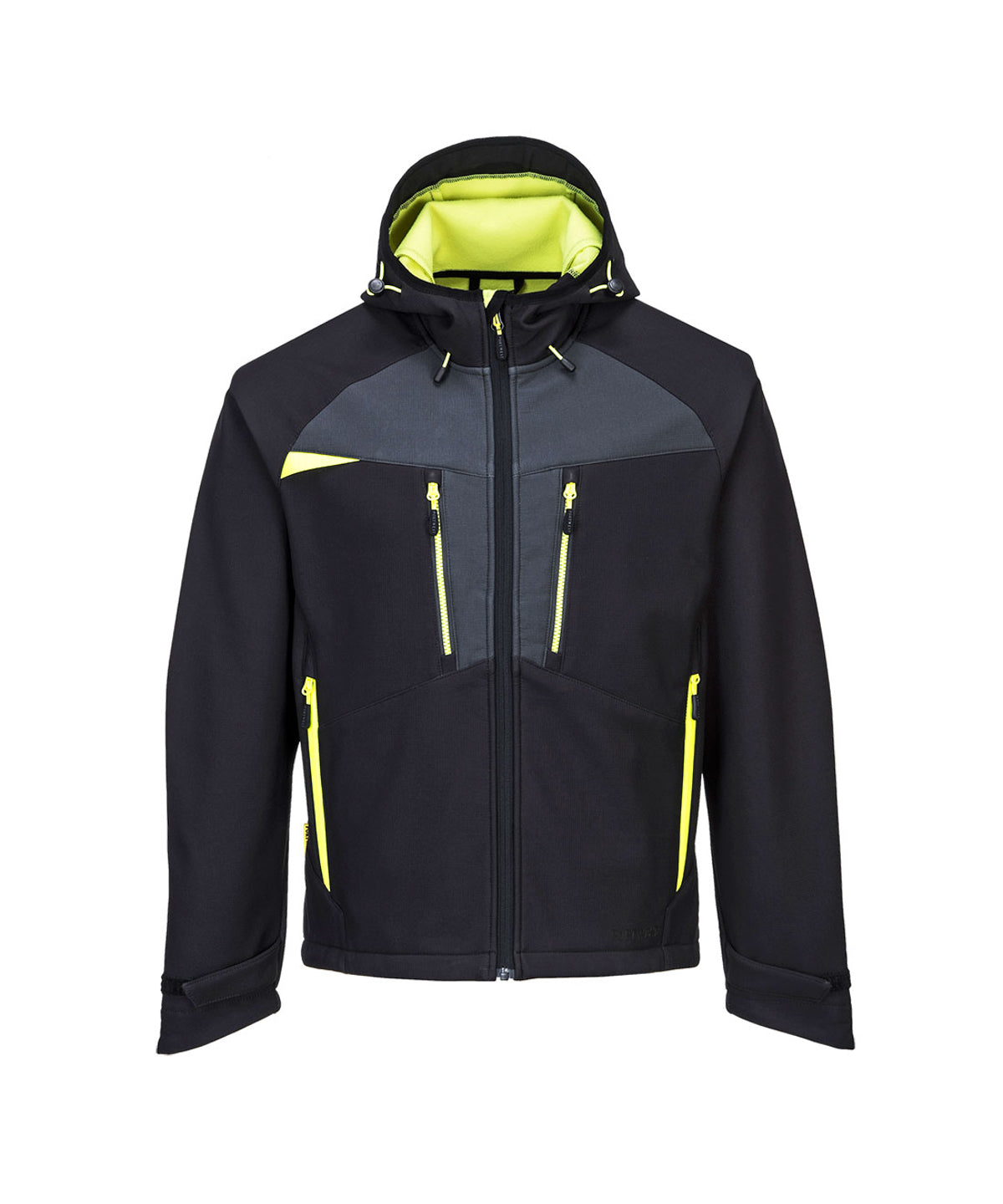 Portwest Softshell Jack Zwart/Geel