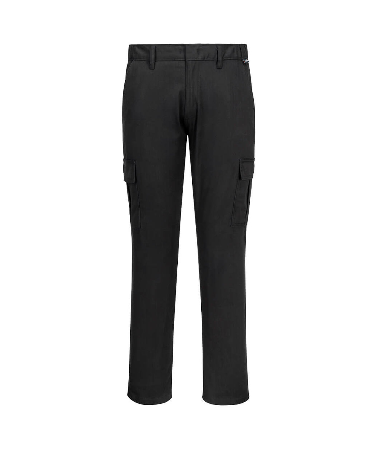 Portwest Stretch Slim Fit Combat Broek Zwart