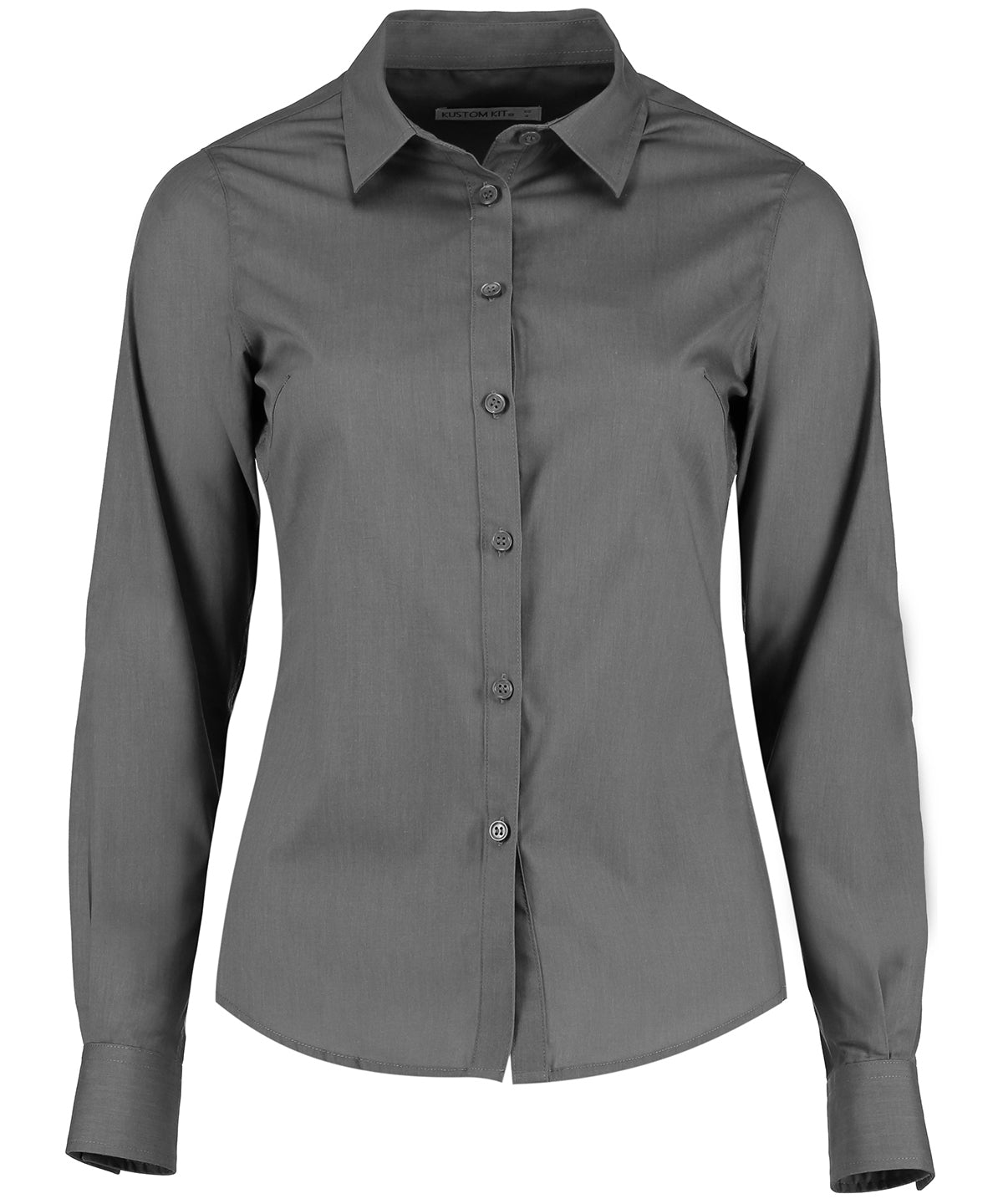Women's poplin shirt long-sleeved
