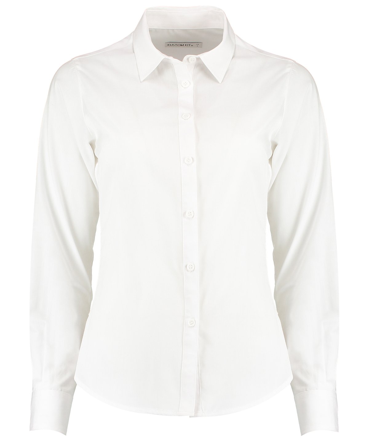 Women's poplin shirt long-sleeved