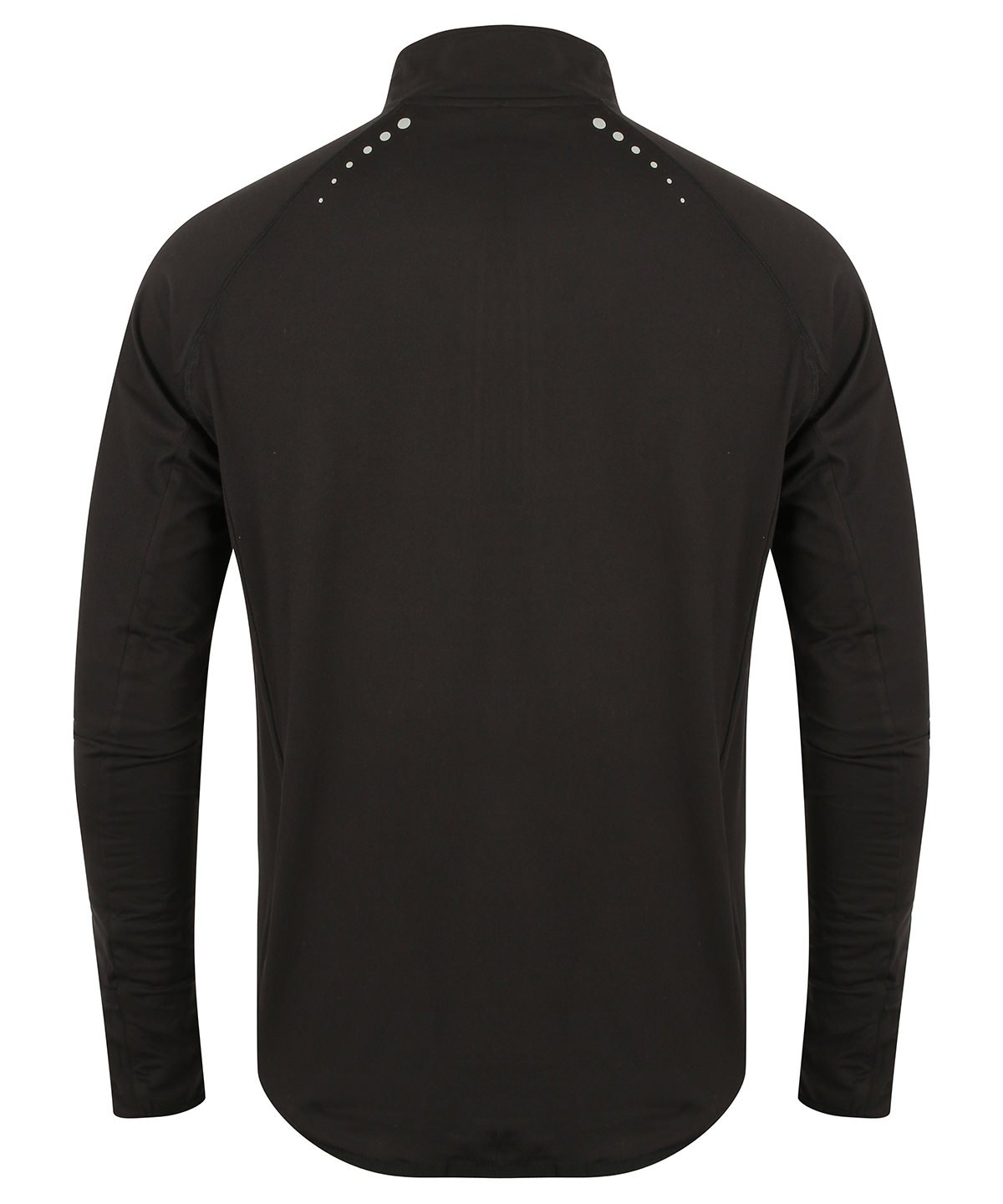 Long-sleeved ¼ zip top