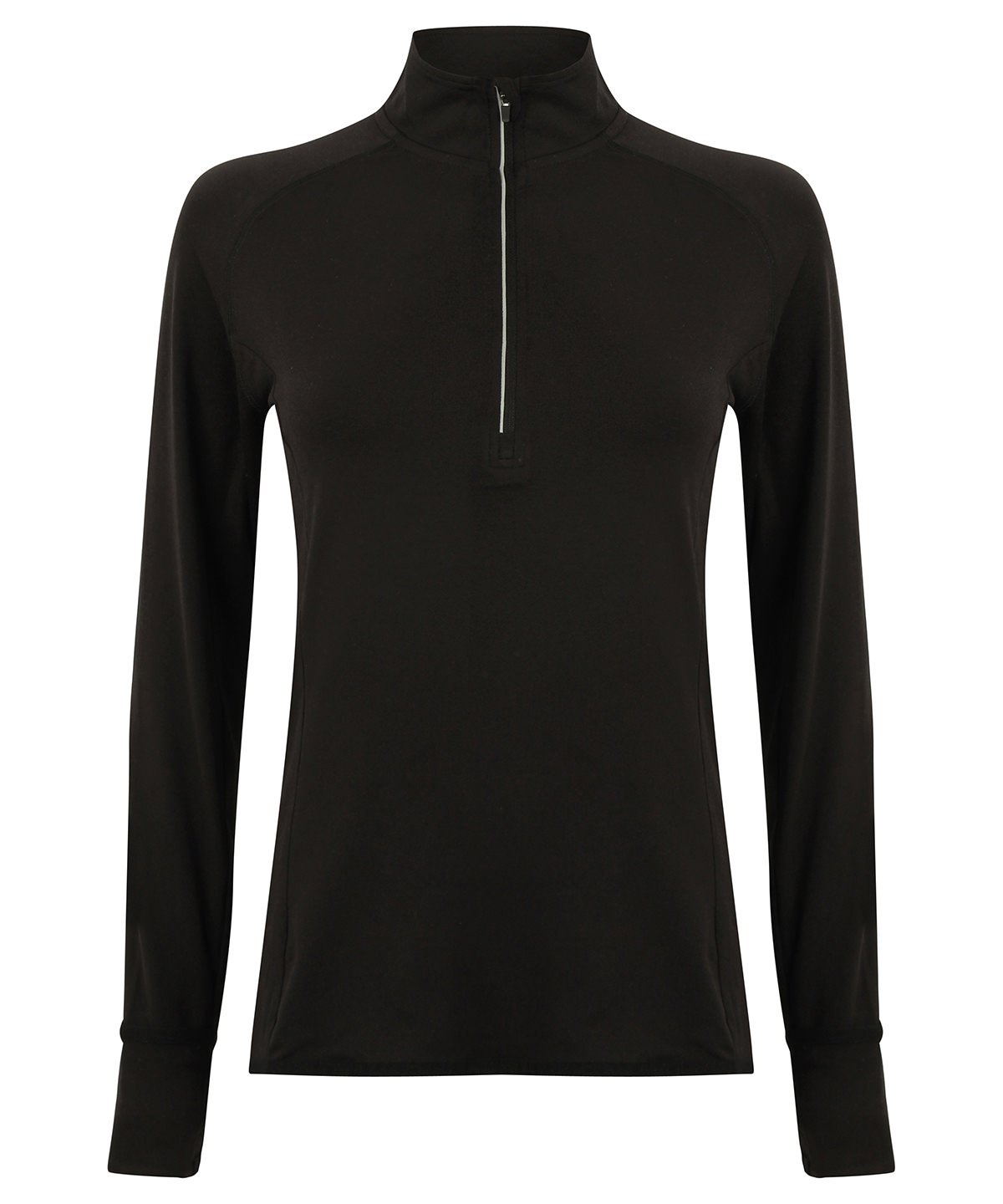 Women's long-sleeved ¼ zip top