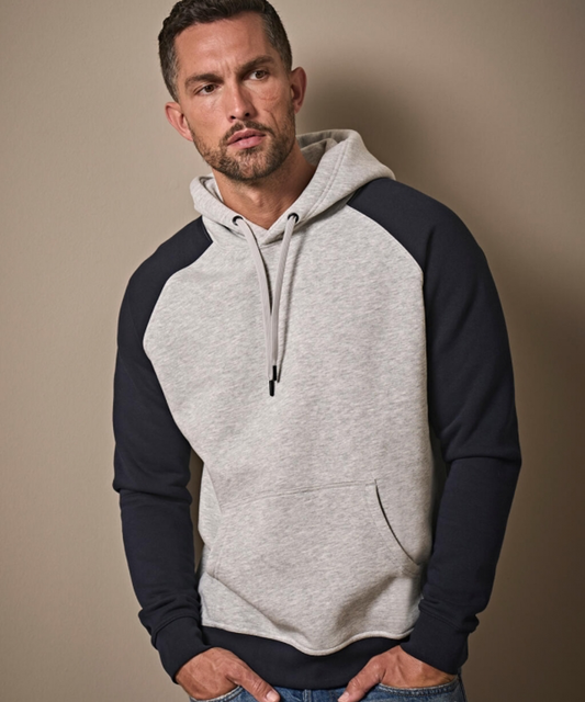 Two-Tone Hooded Sweatshirt