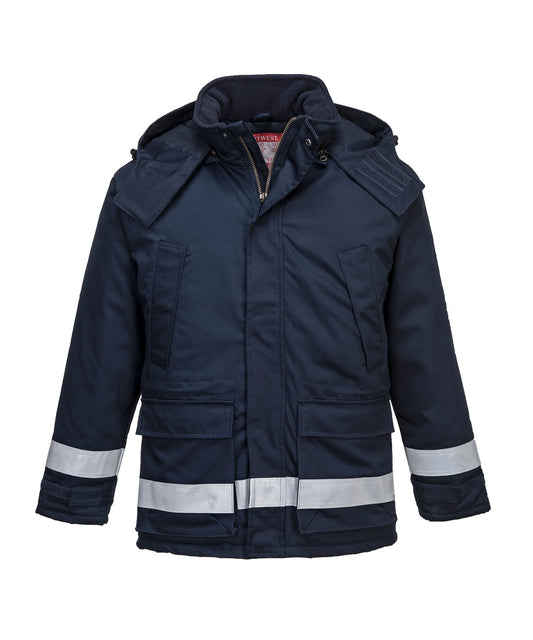 Portwest FR Antistatische Winterjas Marine