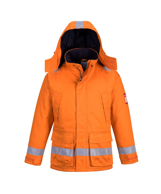 Portwest FR Antistatische Winterjas Oranje