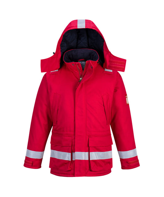 Portwest FR Antistatische Winterjas Rood