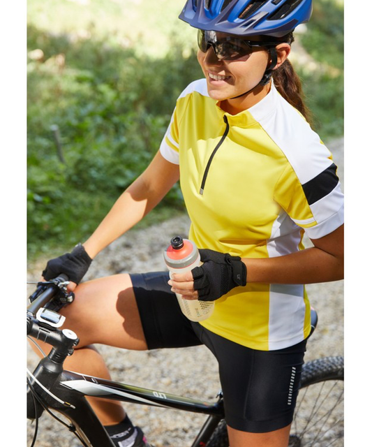 Women's Bike T-Shirt Half Zip
