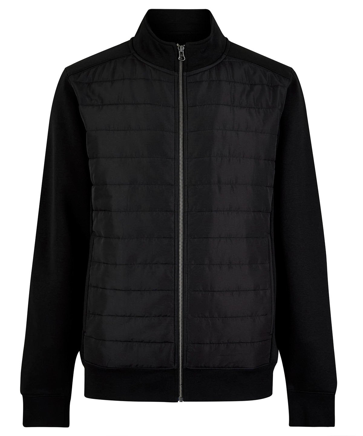 Regular fit quilted full-zip vest