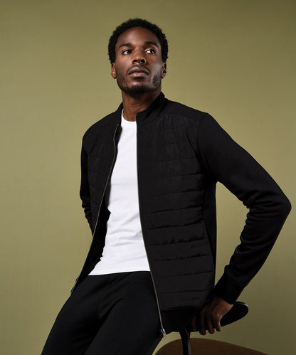 Regular fit quilted full-zip vest