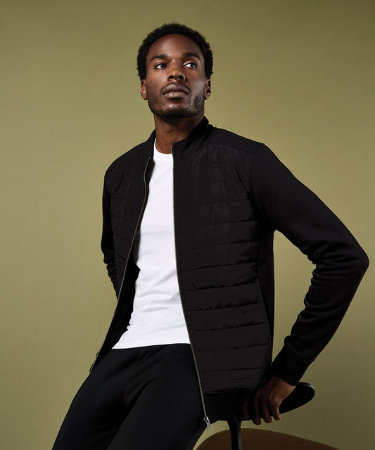 Regular fit quilted full-zip vest