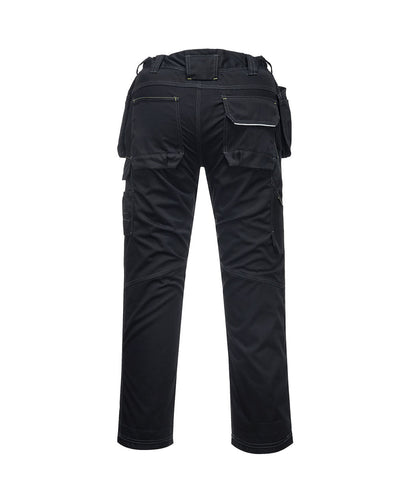 Portwest Werkbroek met holsterzakken Zwart