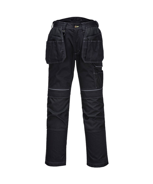 Portwest Werkbroek met holsterzakken Zwart