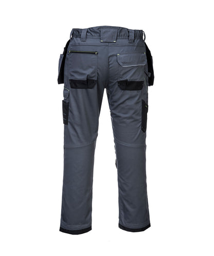 Portwest Werkbroek met holsterzakken Grijs/Zwart
