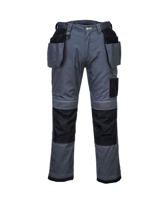 Portwest Werkbroek met holsterzakken Grijs/Zwart