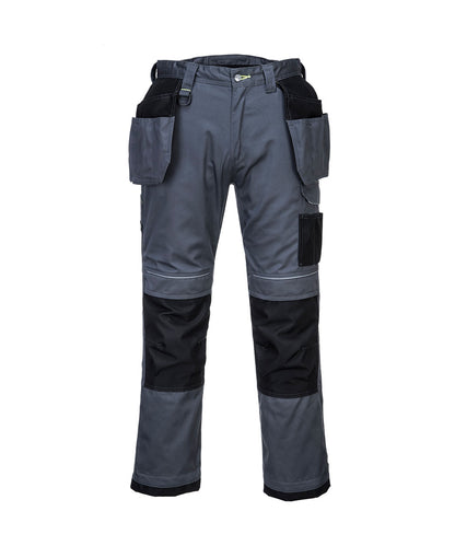 Portwest Werkbroek met holsterzakken Grijs/Zwart