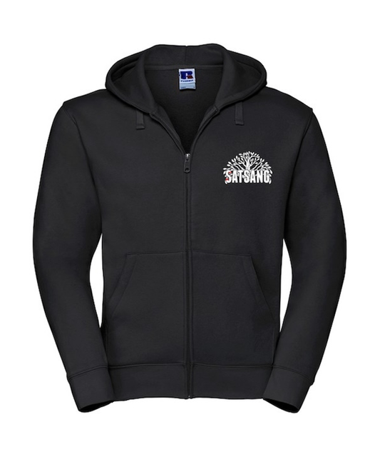 Satsang zip-hoodie zwart