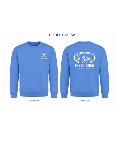 Wintersport sweaters unisex blauw