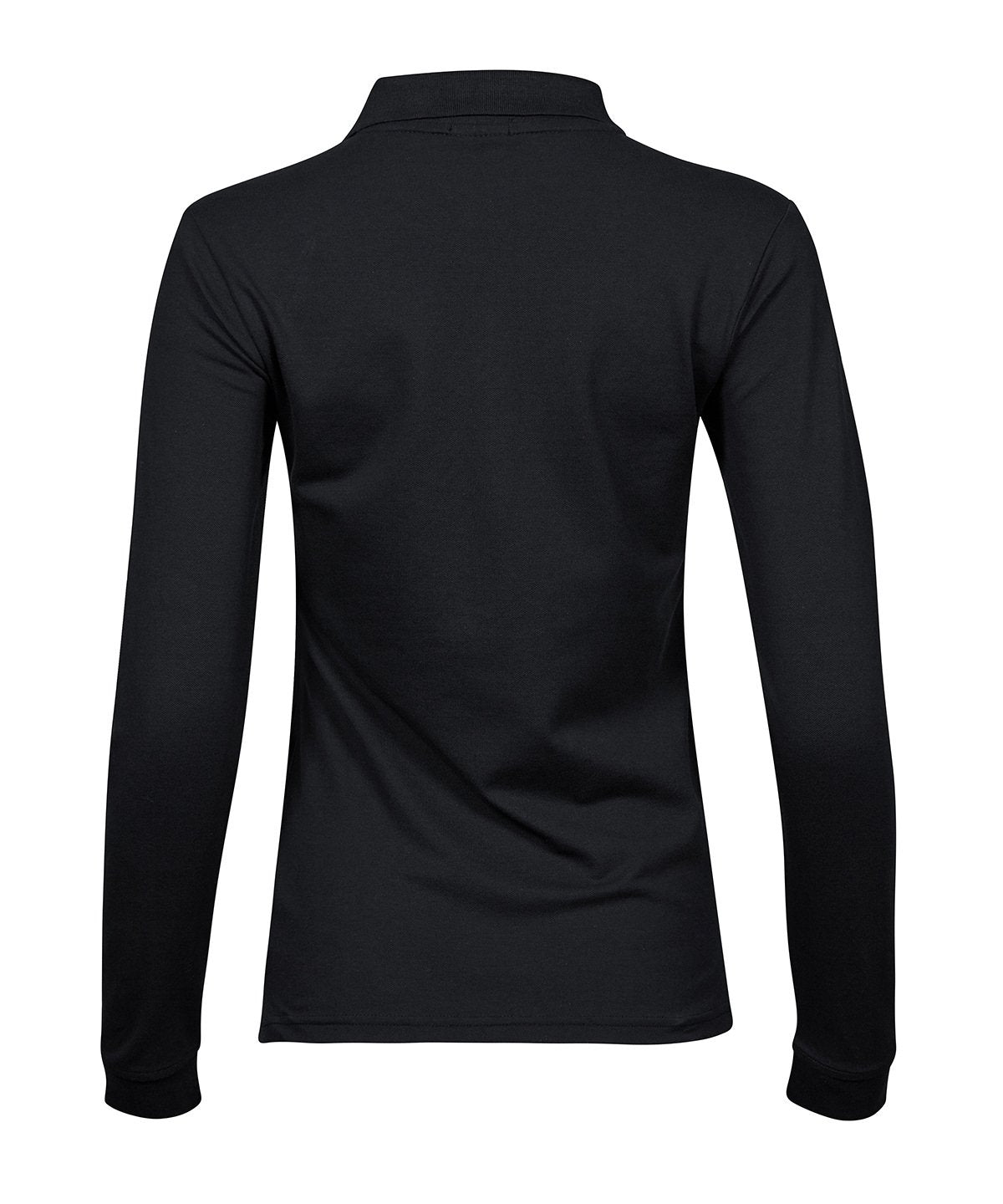 Women's luxury stretch long sleeve polo
