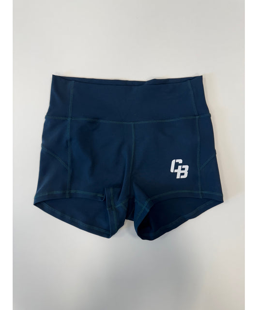 Crossbeast dames bootyshort petrol