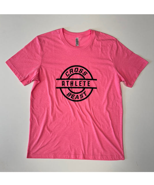 Crossbeast t-shirt heren roze