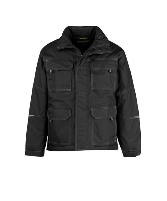 STORVIK - Parka Werkjas - CATON - Zwart