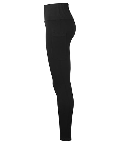Women's ribbed seamless '3D fit' multi-sport leggings