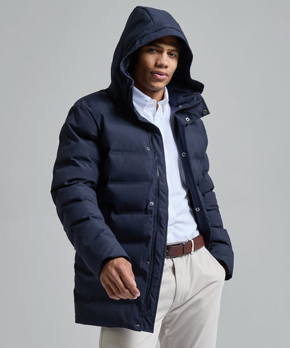 Men's recycled longline padded jacket