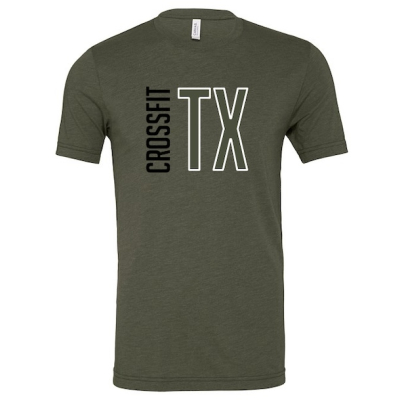 Heren T-shirt blok logo CF TX