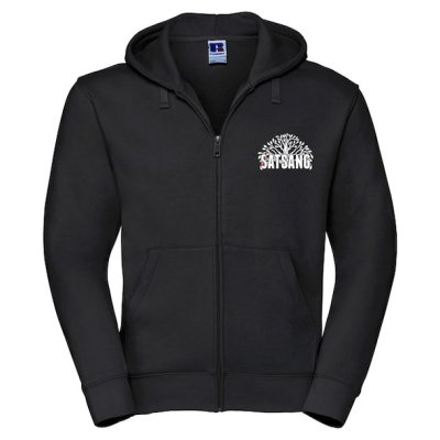 Zip hoodie zwart Satsang